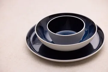 Bitz Schale Gastro Ø12 cm - Weiß-Dunkelblau - Bitz