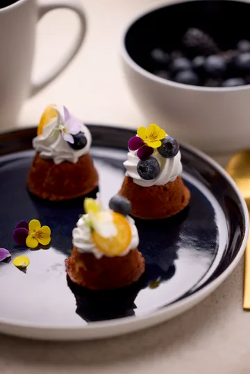 Bitz Schale Gastro Ø12 cm - Weiß-Dunkelblau - Bitz