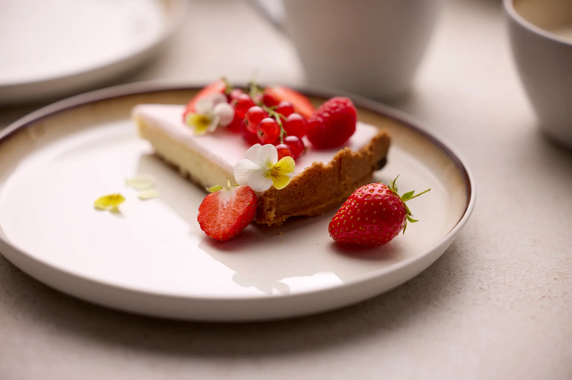 Bitz Teller gastro Ø 21cm, Weiß-cremeweiß Bitz