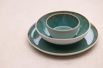 Bitz Teller Gastro Ø 27cm - Weiß-Grün - Bitz