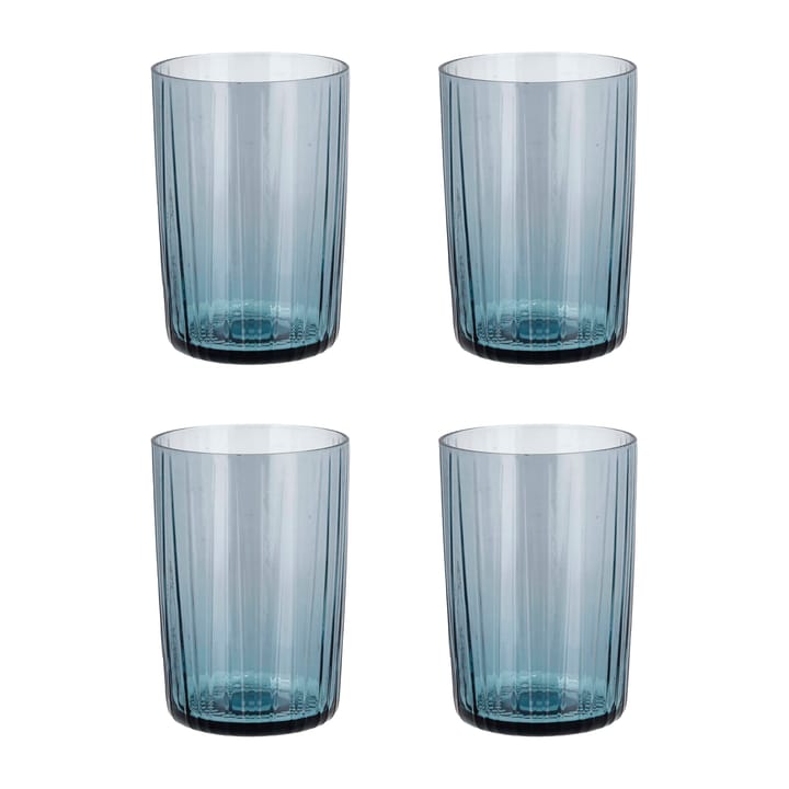 Kusintha Wasserglas 28cl 4er Pack, Blau Bitz