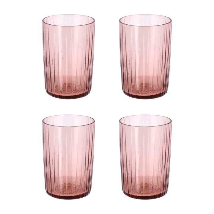 Kusintha Wasserglas 28cl 4er Pack, Pink Bitz