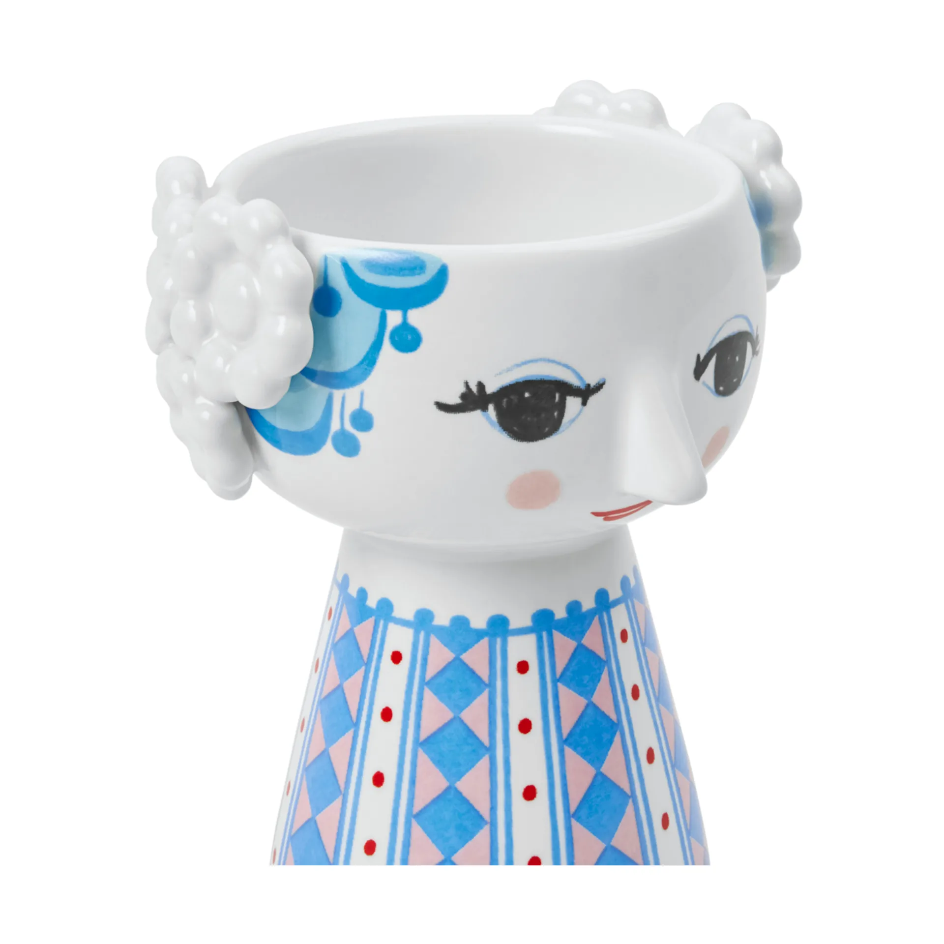 Eva Kerzenständer 9,5cm, Dunkelblau Bjørn Wiinblad