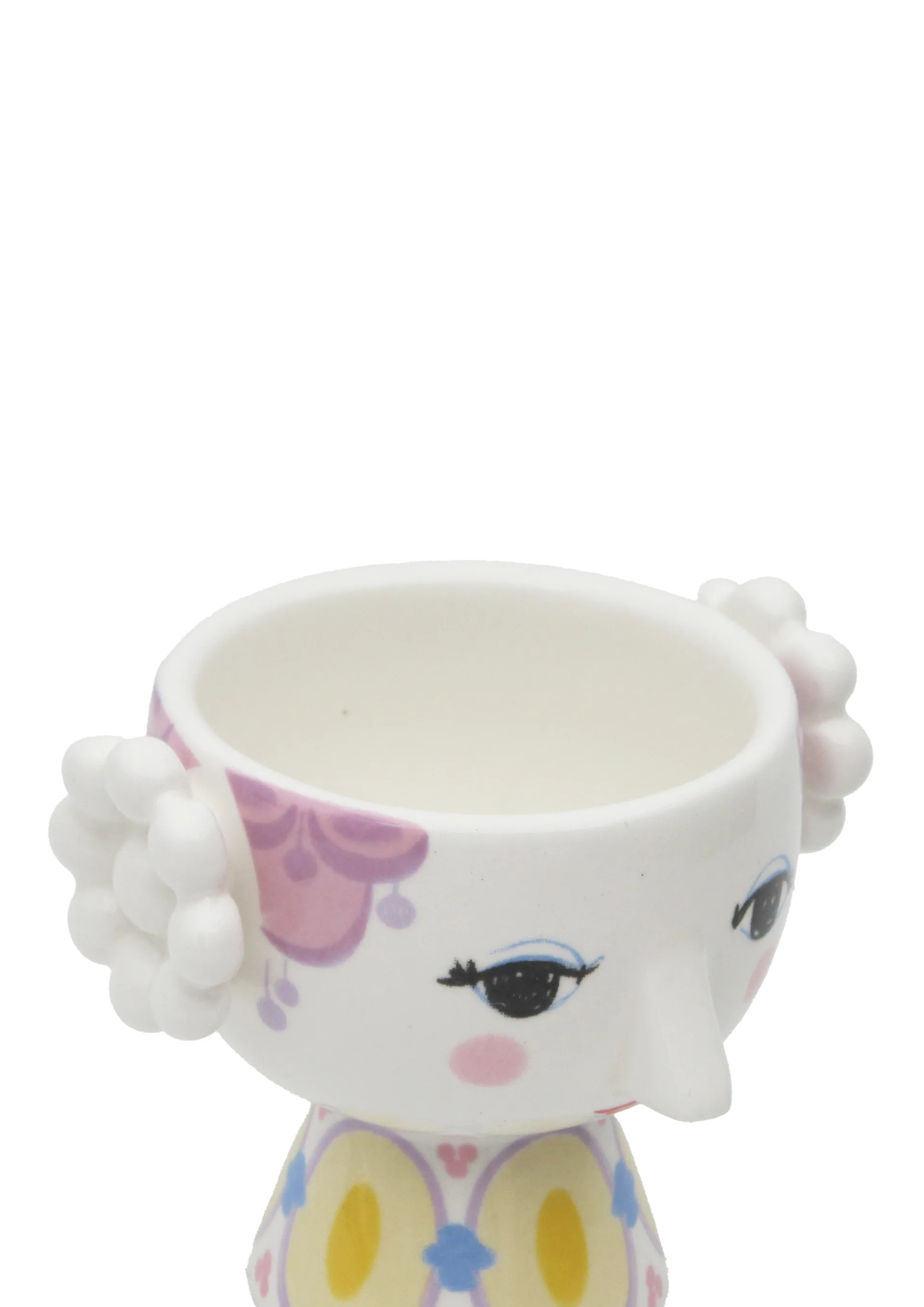 Eva Teelichthalter Ø6,5 cm 2er-Pack, Gelb-Lavendel Bjørn Wiinblad