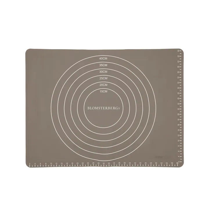 Blomsterbergs Backmatte mit Maßeinteilung - Latte, Silikon, 45 × 60 cm - Blomsterbergs