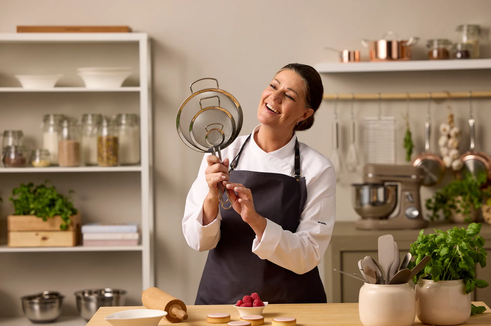 Blomsterbergs Drahtsieb Stahl, 14 cm Blomsterbergs