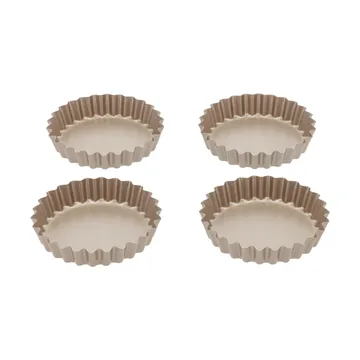 Blomsterbergs Mini-Tarteletteform - Roségold, 4er-Pack - Blomsterbergs