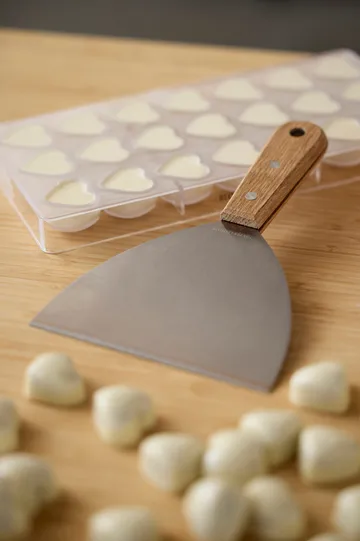 Blomsterbergs Schokoladenschaber - Eiche-Edelstahl - Blomsterbergs