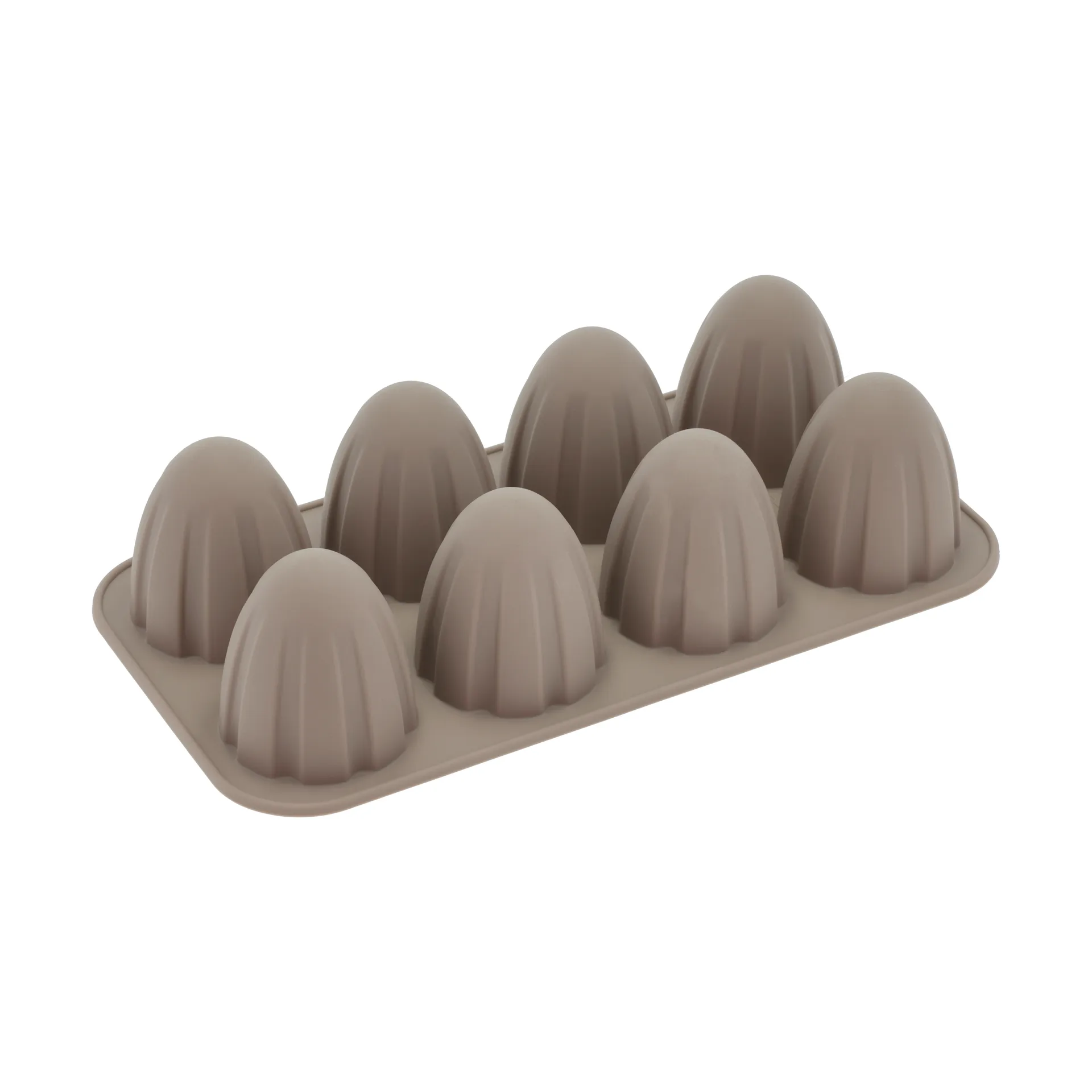 Blomsterbergs  Silikon-Muffinform mit Halbkugeln, Latte Blomsterbergs