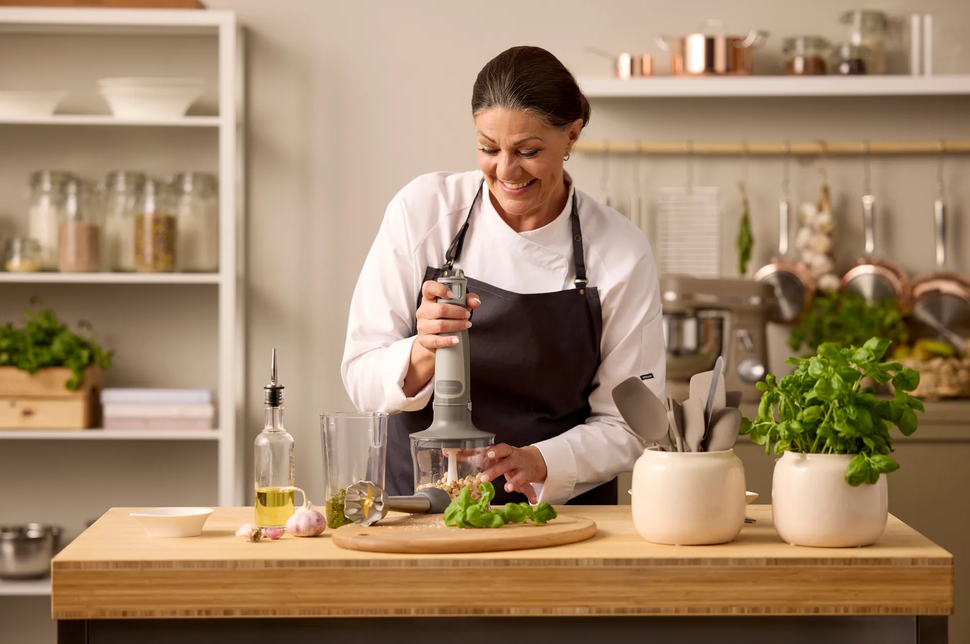 Blomsterbergs Stabmixer-Set 3-teilig, Latte Blomsterbergs