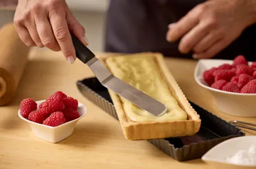 Blomsterbergs Tarteform rechteckig 35x11x2,6 cm - Dark grey - Blomsterbergs