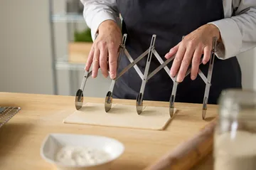 Blomsterbergs Teigrädchen mit 5 Rädern - Stahl - Blomsterbergs