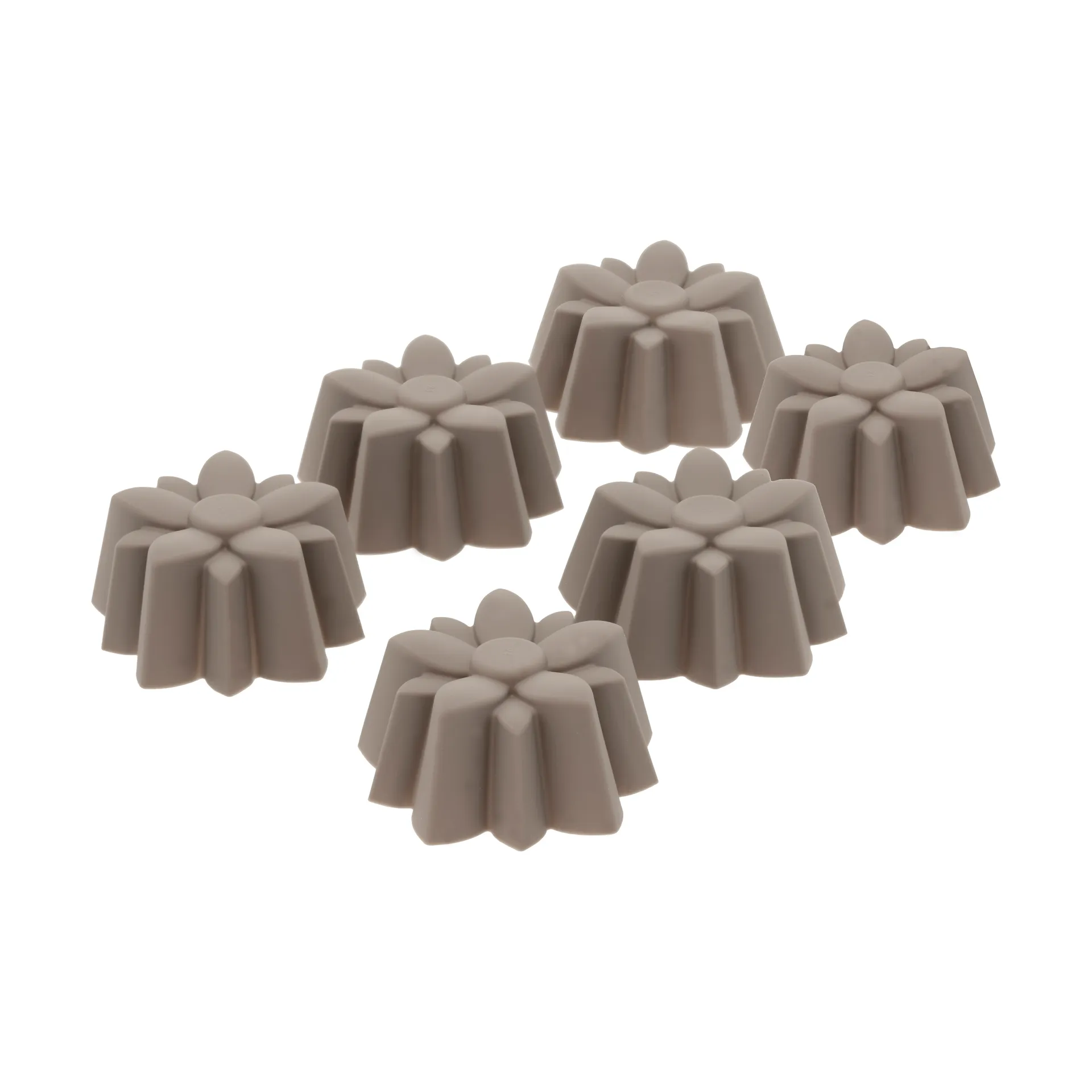 Muffinform Silikon 6 Löcher, Blume, Latte Blomsterbergs