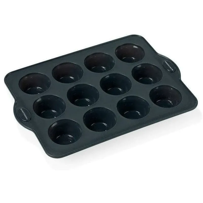 FUNBAKY Jumbo-Muffinform Aus Silikon – 3 Stück, 10,2 Cm, Konfetti-Design, Für Ofen & Gefrierfach