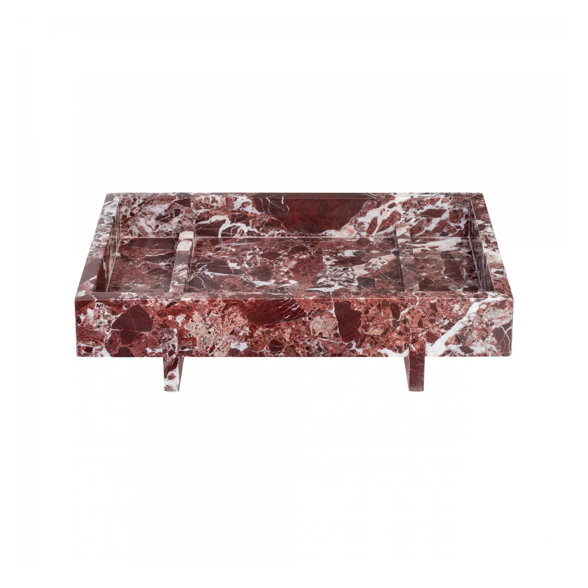 Abento Tablett Marmor 18 x 30cm, Cedar wood blomus
