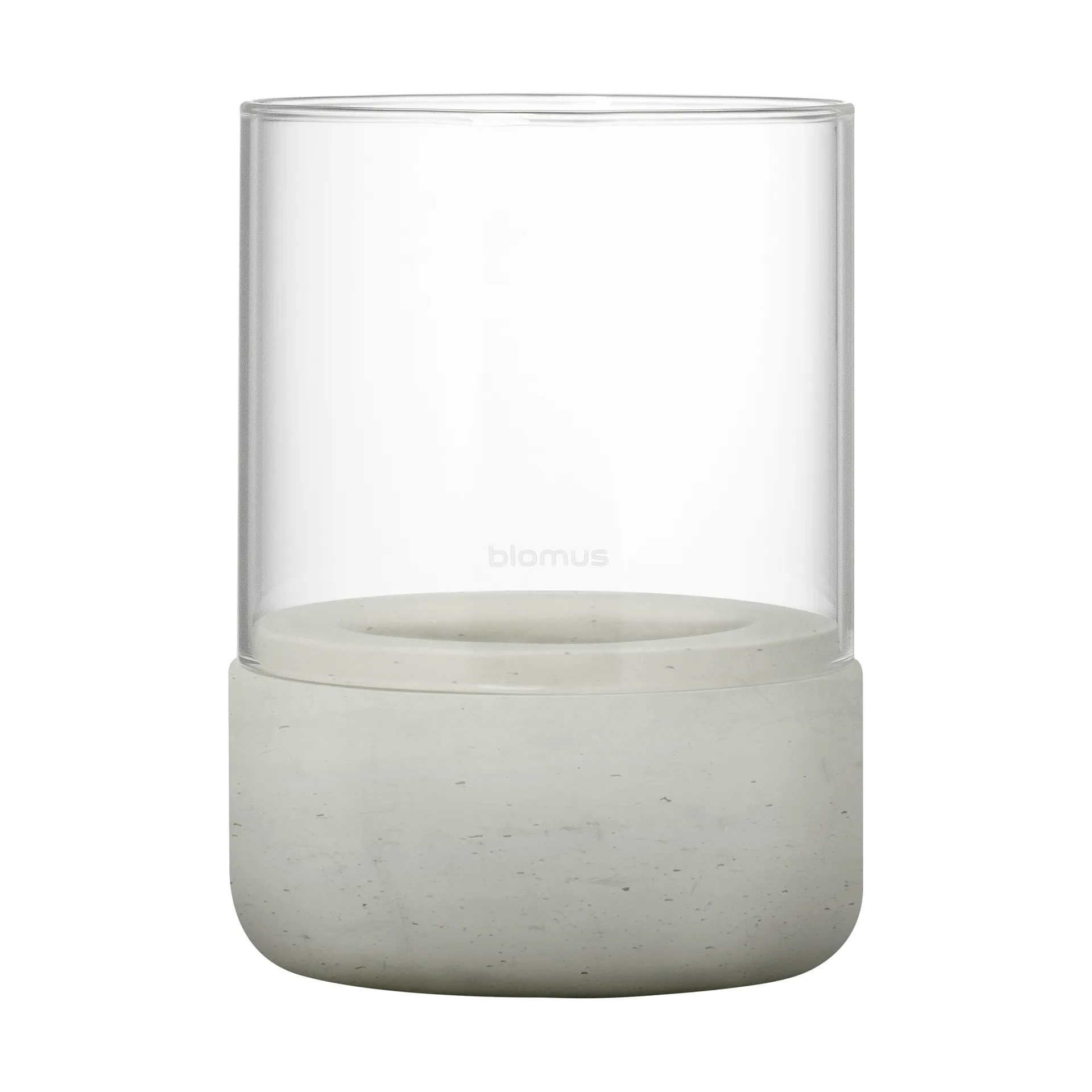 Calma Windlicht Ø10cm, Light grey blomus