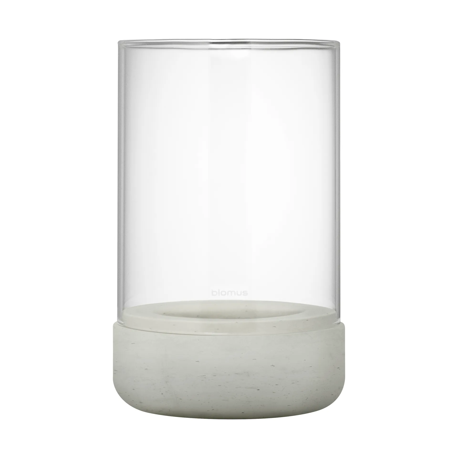 Calma Windlicht Ø12cm, Light grey blomus