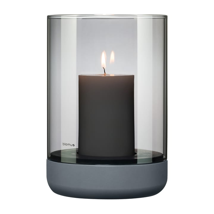 Calma Windlicht Ø15cm, Gray-smoke blomus