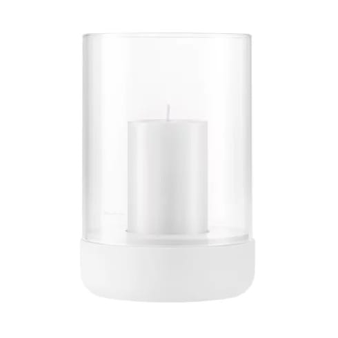 Calma Windlicht Ø15cm, Lily white blomus