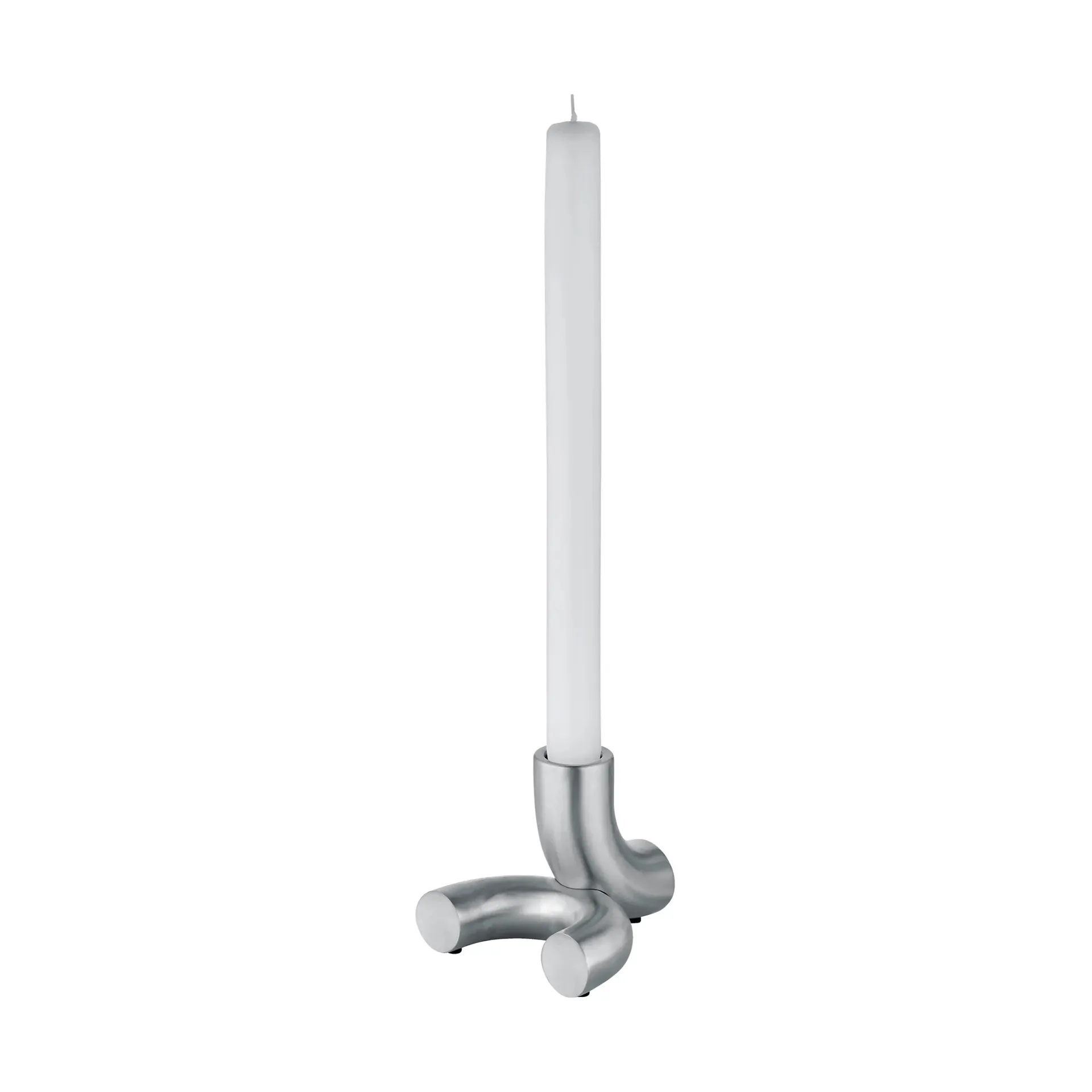 Doodle Kerzenhalter 2-teilig, Mattes Edelstahl blomus