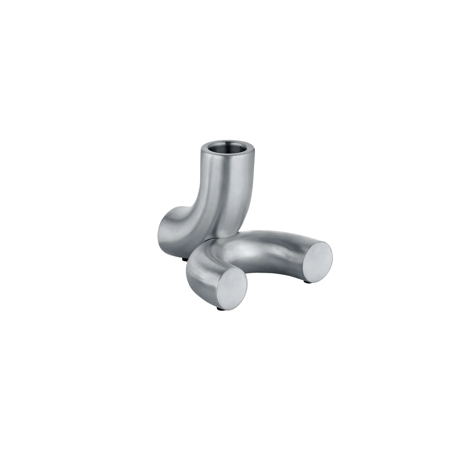 Doodle Kerzenhalter, Mattes Edelstahl blomus