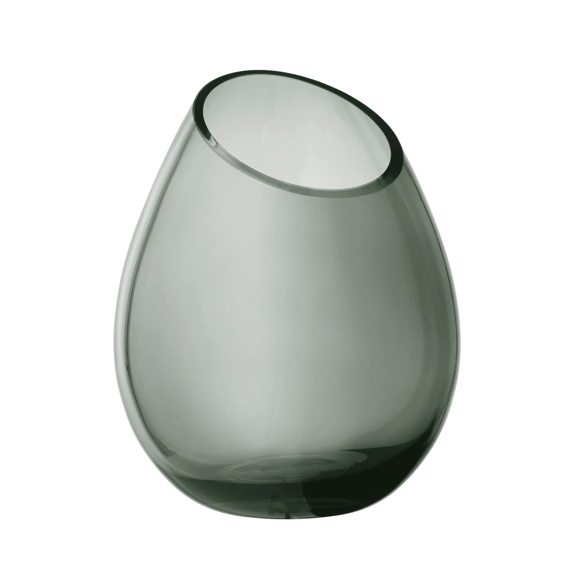Drop Vase groß, Smoke blomus