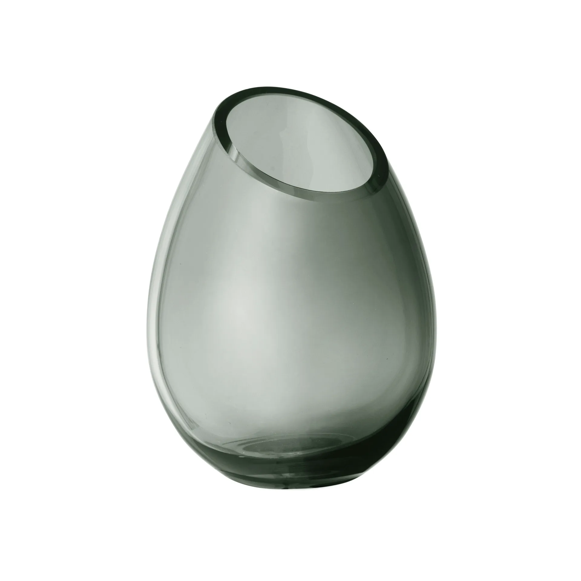Drop Vase klein, Smoke blomus