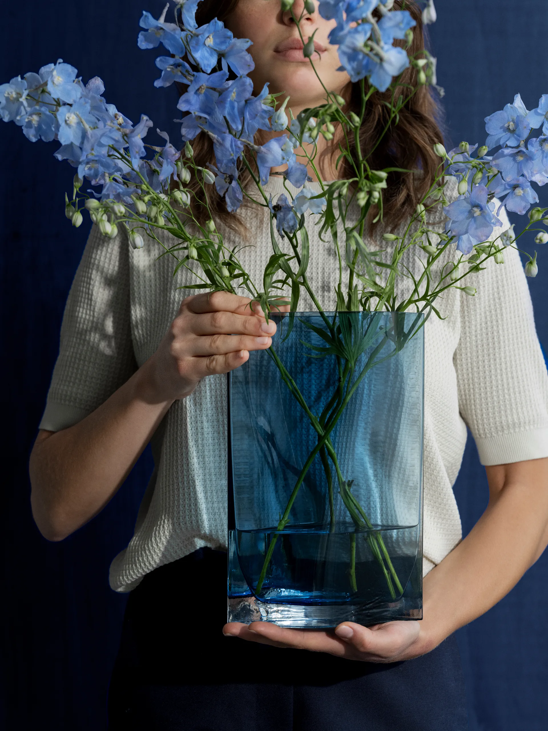 Duasis Vase, Ocean Cavern, 28 cm blomus
