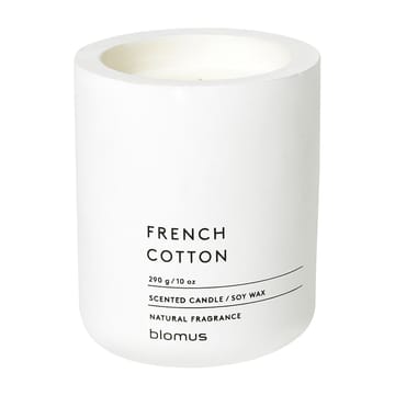 Fraga Duftkerze 55 Stunden - French Cotton-Lily White - blomus
