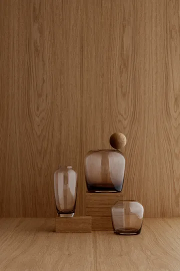 Leta Vase 17cm - Coffee - blomus