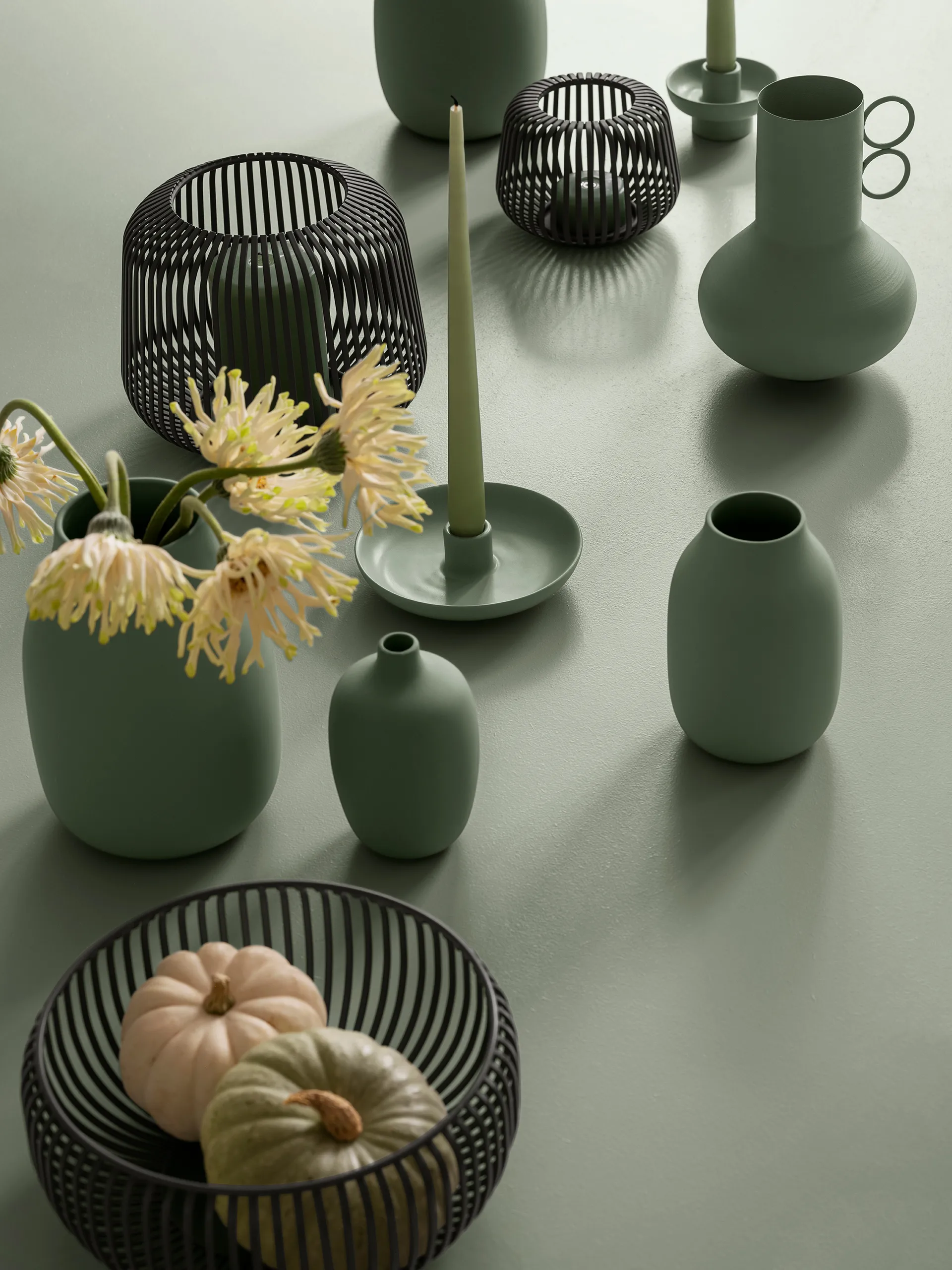 Lito Laterne  Ø13.5 cm, Agave Green blomus