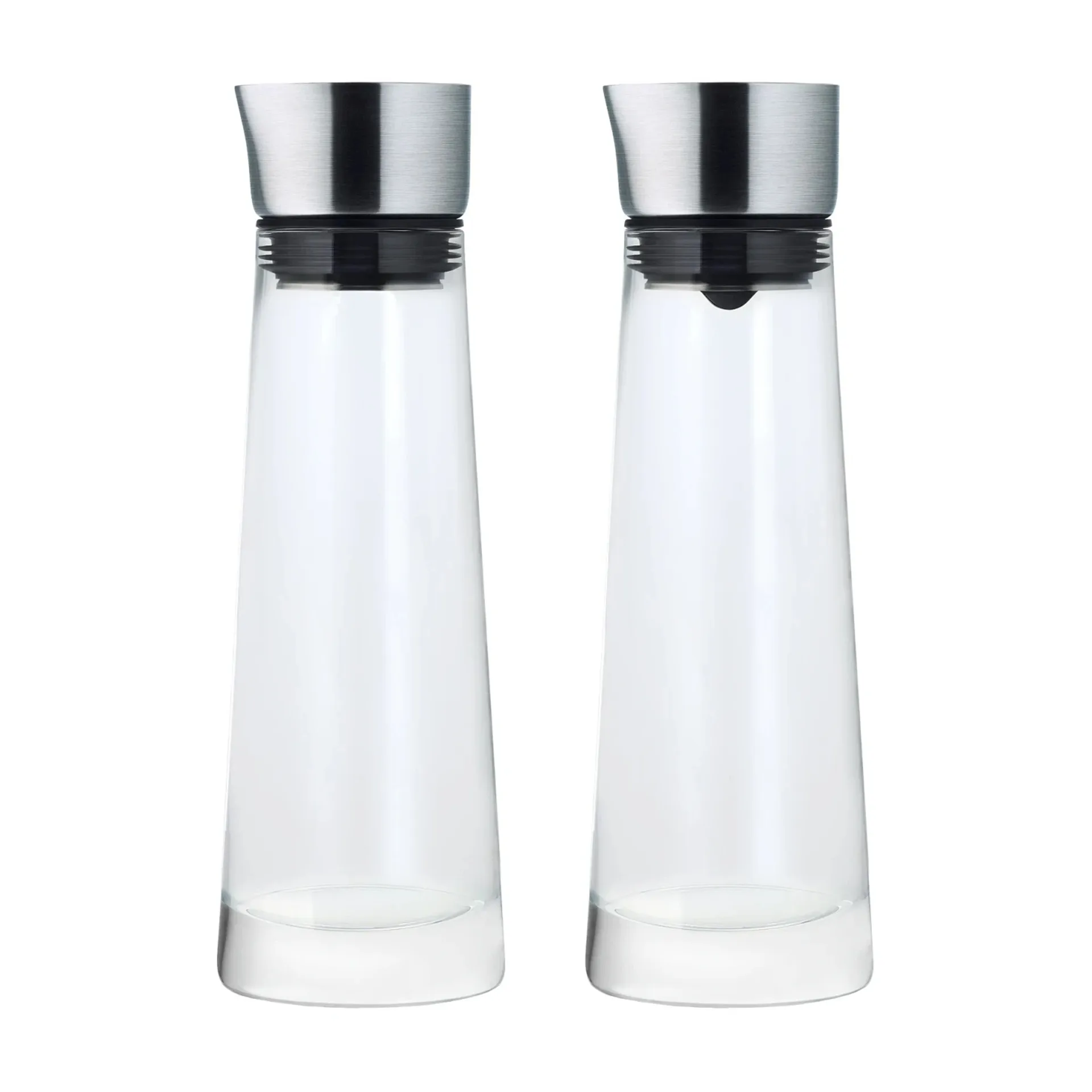 Macchiato-Set Zuckerdose und Milchkanne, Glas-Edelstahl blomus