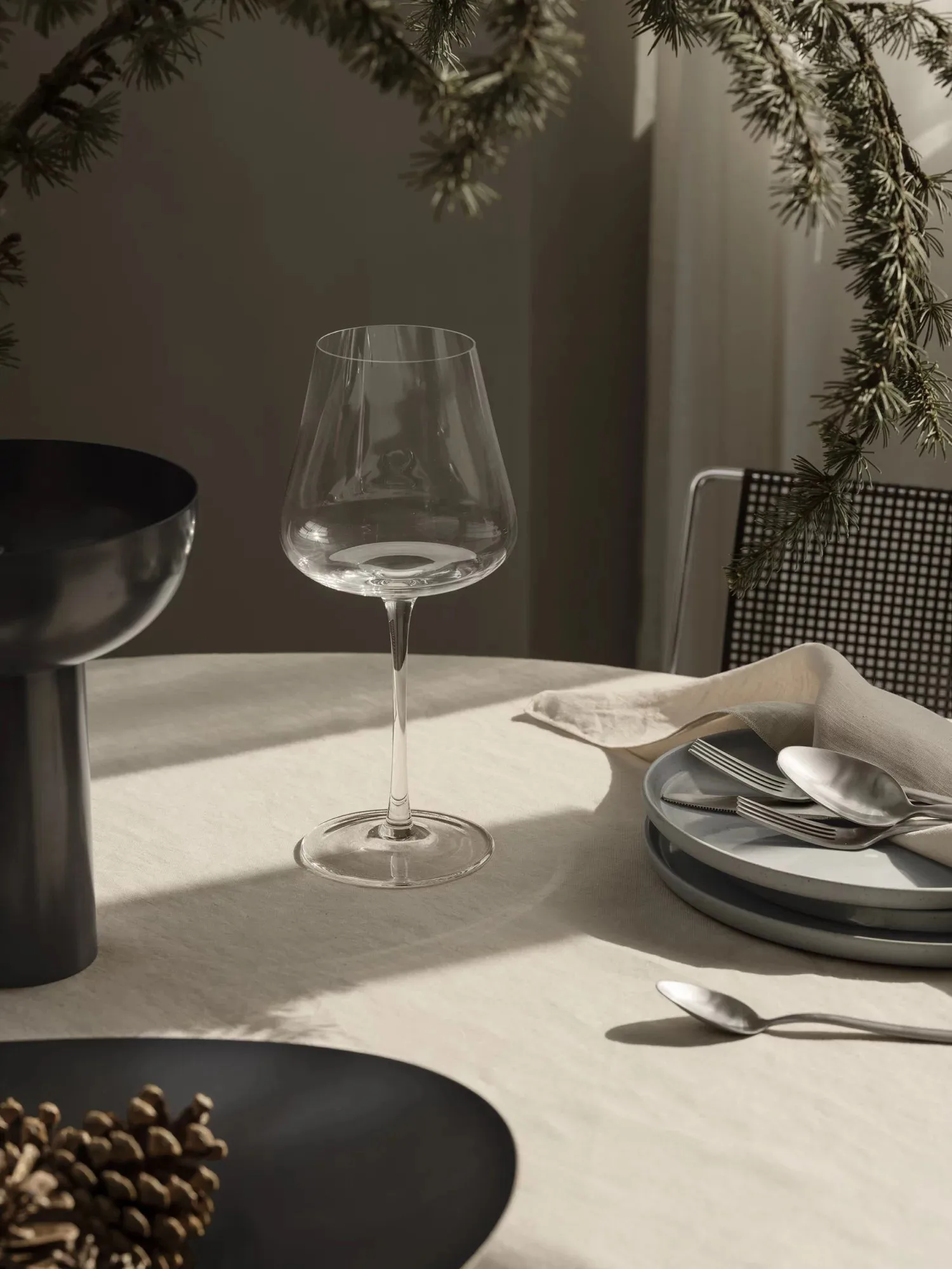 MIYABI Hyazinthenvase Ø17cm, Burned metal blomus