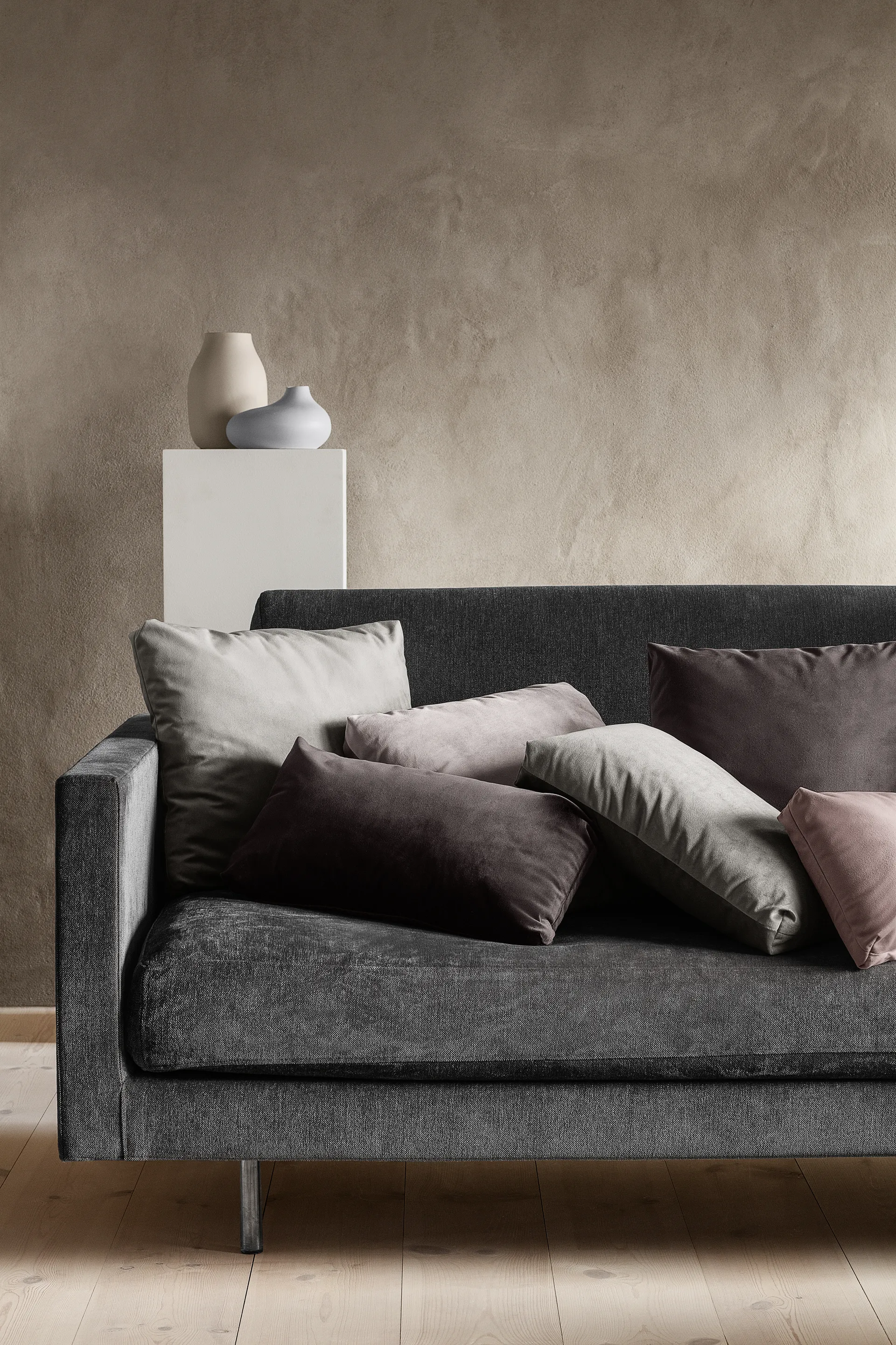 Nona Vase 3er Pack, Micro chip blomus