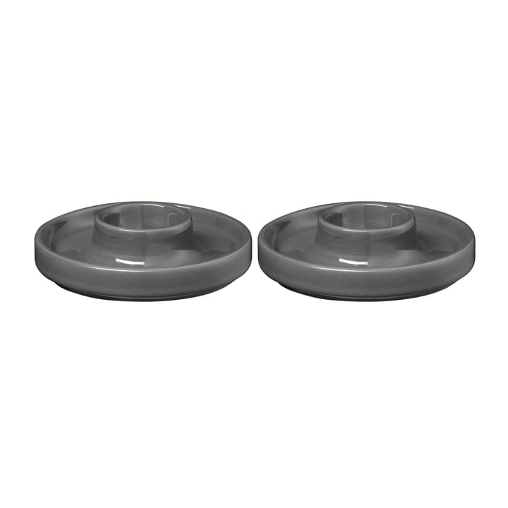 Pilar Eierbecher Ø10,4cm 2er Pack, Pewter blomus