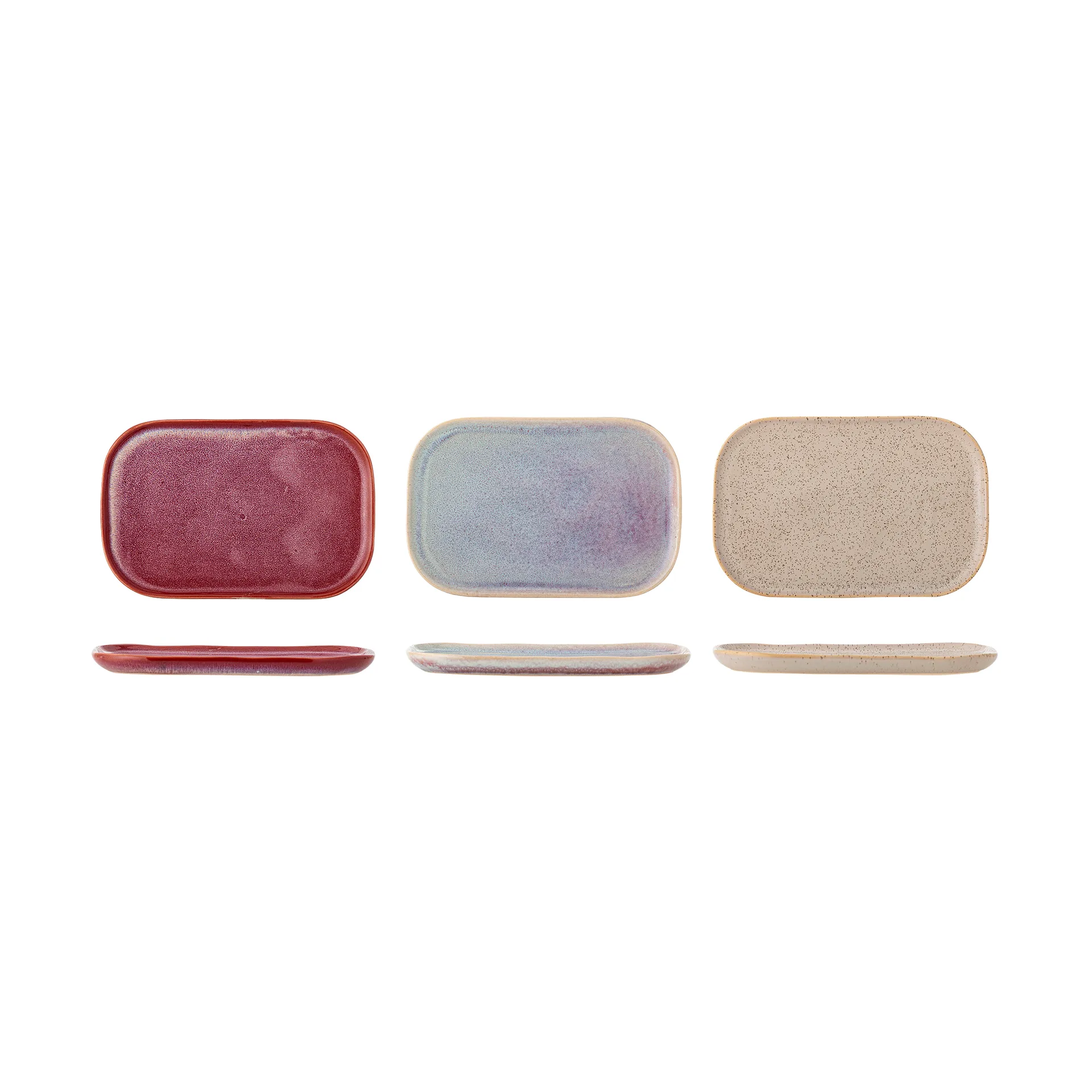 Addison Dessertteller, Rose, 3-teilig Bloomingville