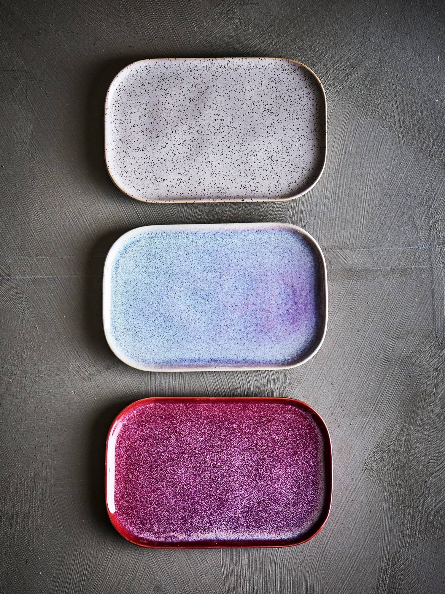 Addison Dessertteller, Rose, 3-teilig Bloomingville