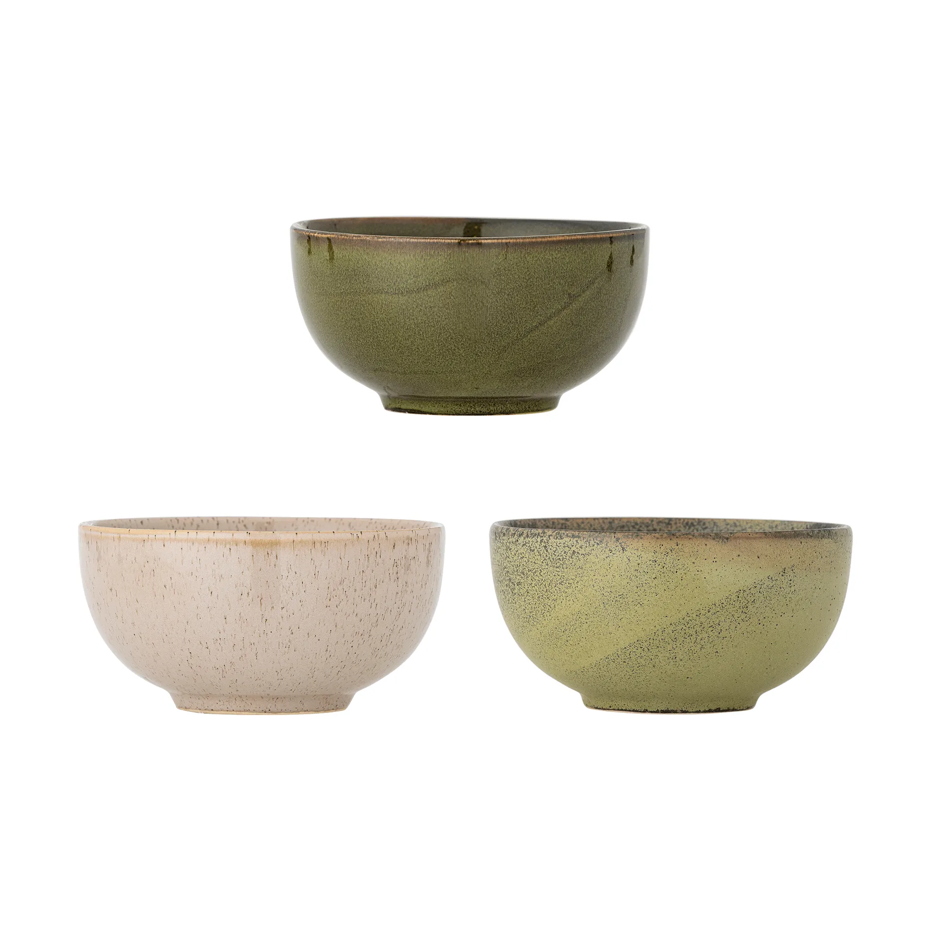 Addison Schale Ø16cm 3 Teile, Green Bloomingville
