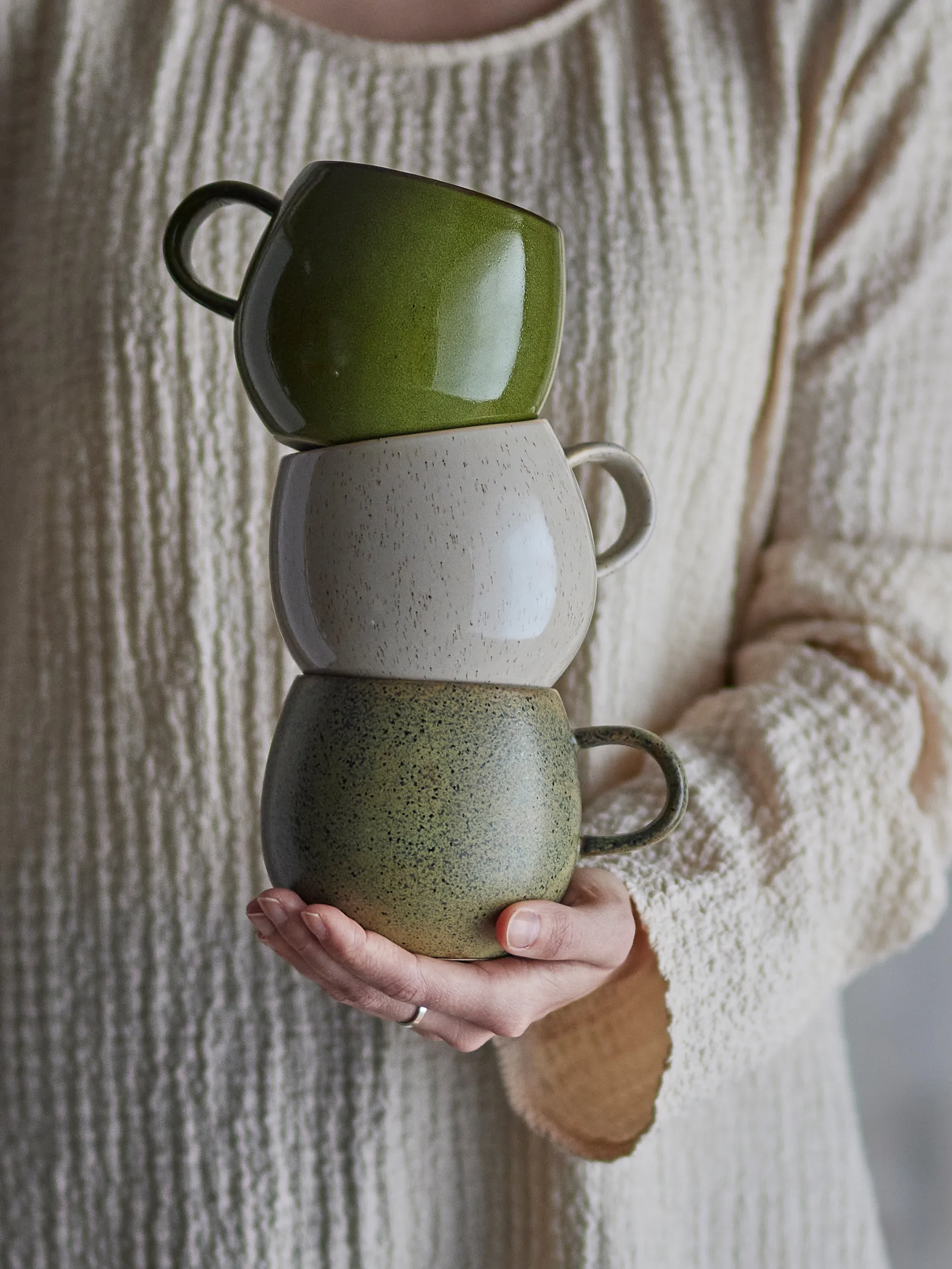 Addison Tasse 3-teilig, Grün Bloomingville