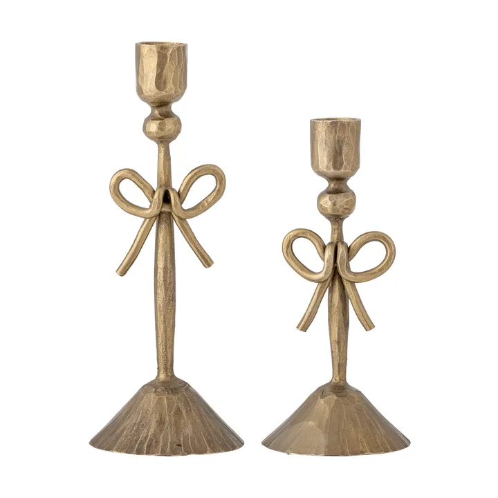 Arc ljusstake - Messing, 2-teilig, Ø9 cm - Bloomingville