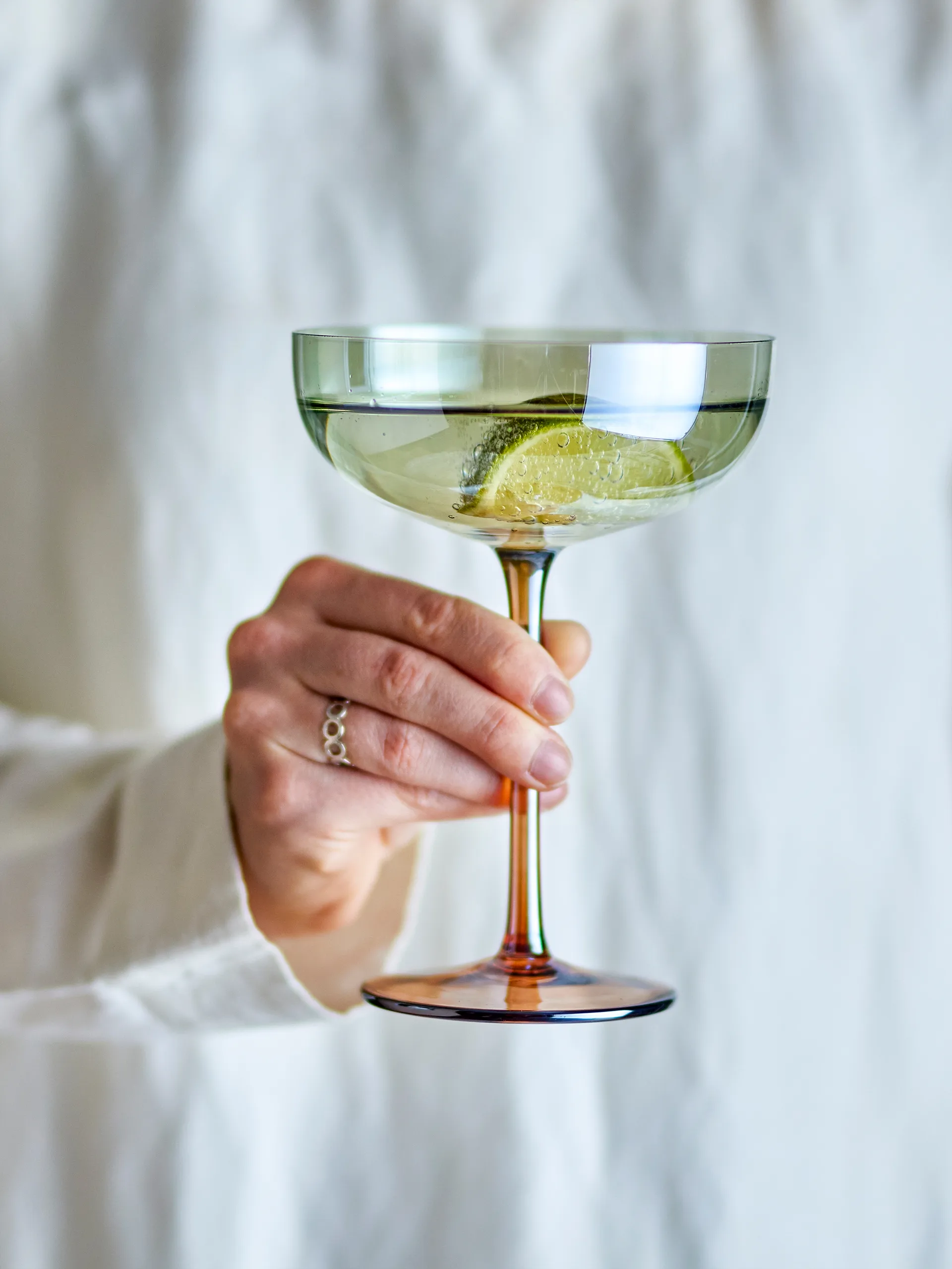 Aston Cocktailglas 4-teilig, Bronze Bloomingville