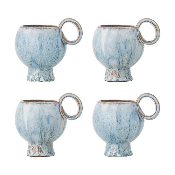 Avonlea Tasse 4-teilig - Blau - Bloomingville