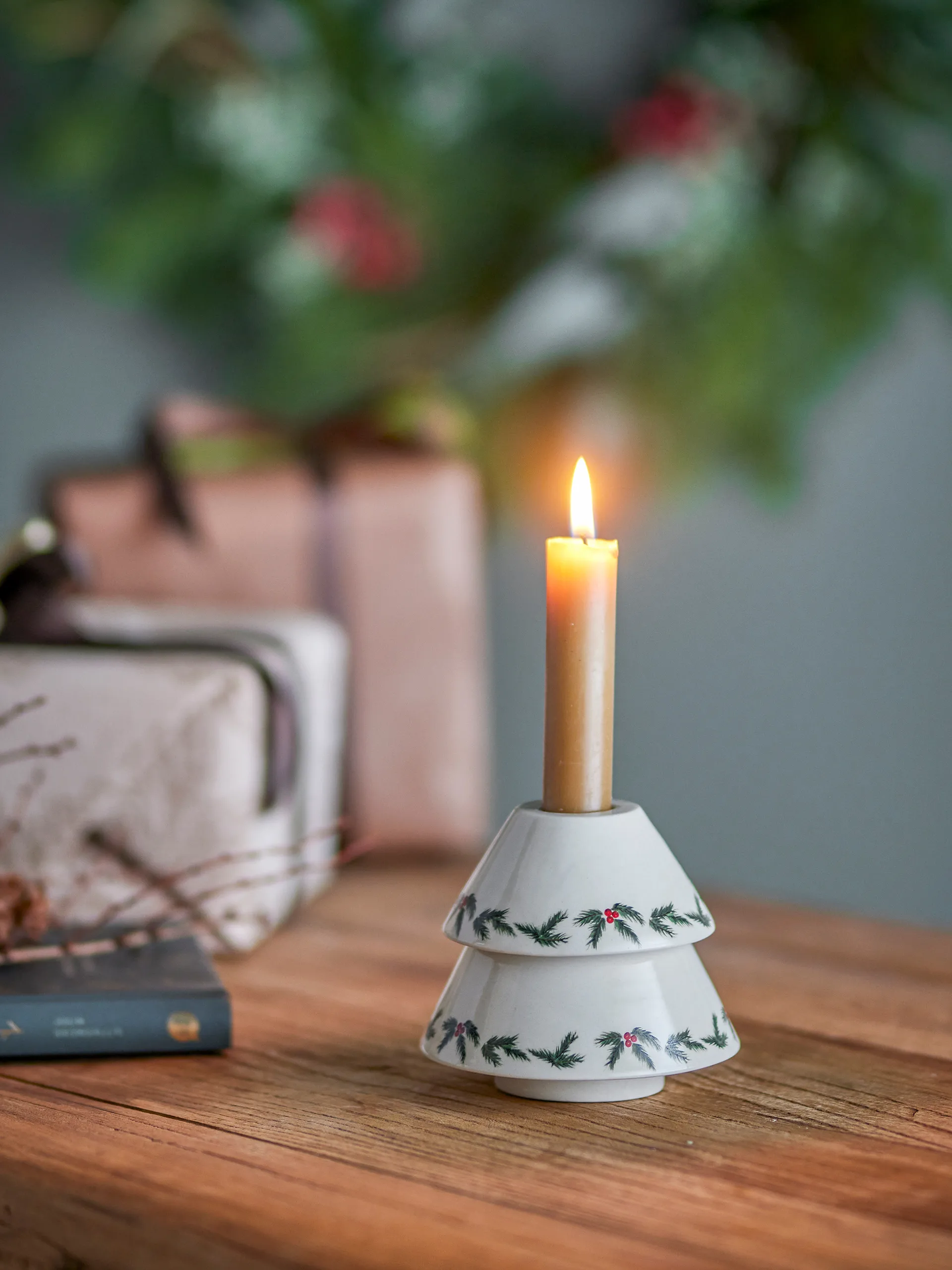 Berry Kerzenhalter Ø10 cm, Weiß Bloomingville