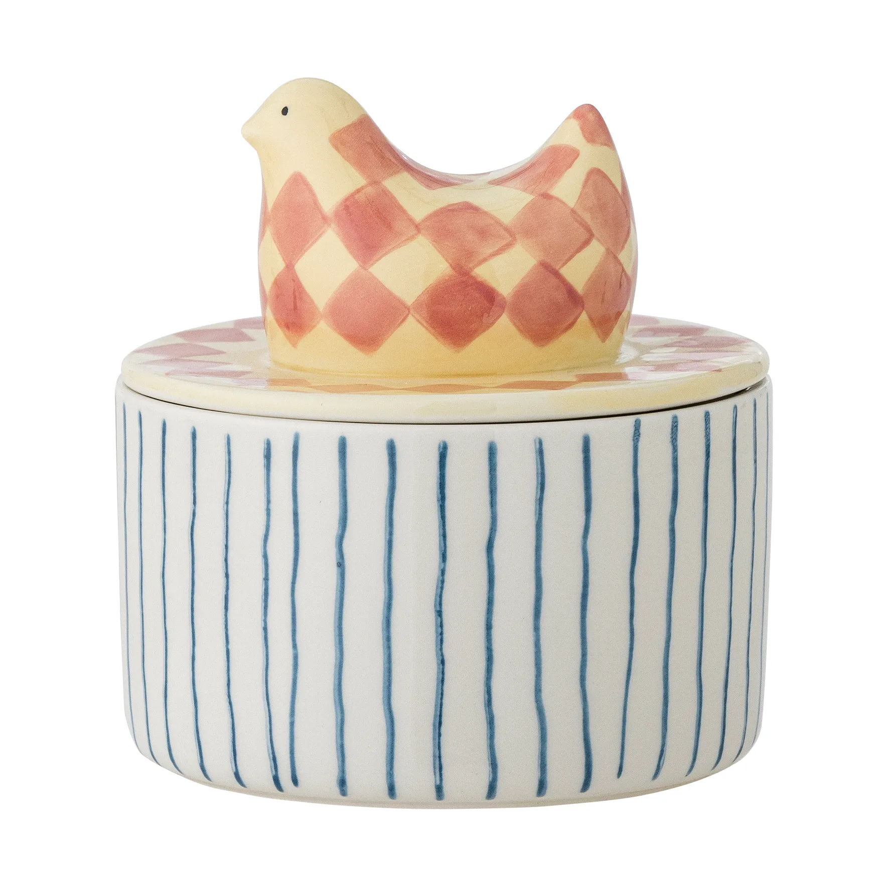 Biona Schale mit Deckel Ø11 cm, Rose Bloomingville