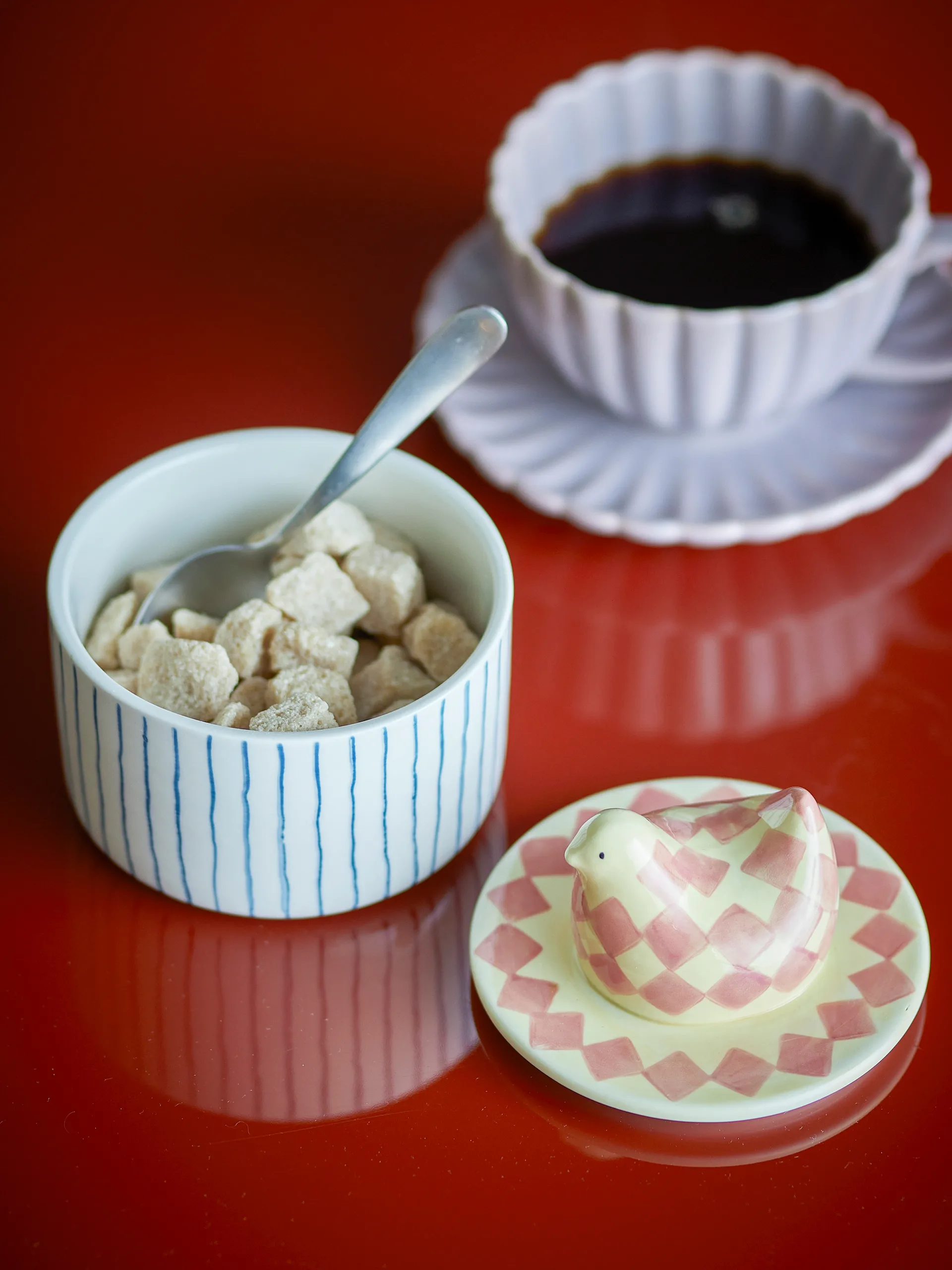 Biona Schale mit Deckel Ø11 cm, Rose Bloomingville