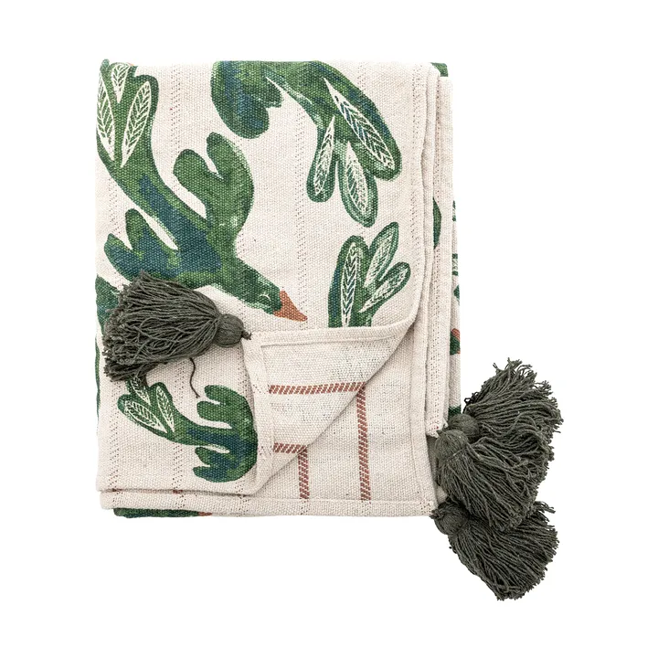 Birdliva Plaid - Multicolor, 160x130 cm - Bloomingville