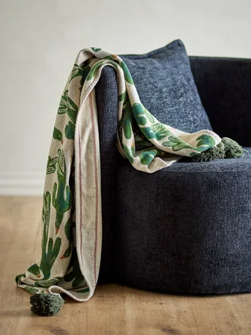 Birdliva Plaid - Multicolor, 160x130 cm - Bloomingville