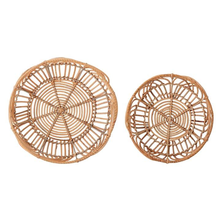 Bloomingville Brotkorb Rattan 2er Pack, Natur Bloomingville