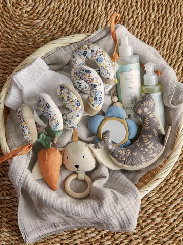 Bloomingville Muslin Decke 80 x 100cm - Natur - Bloomingville