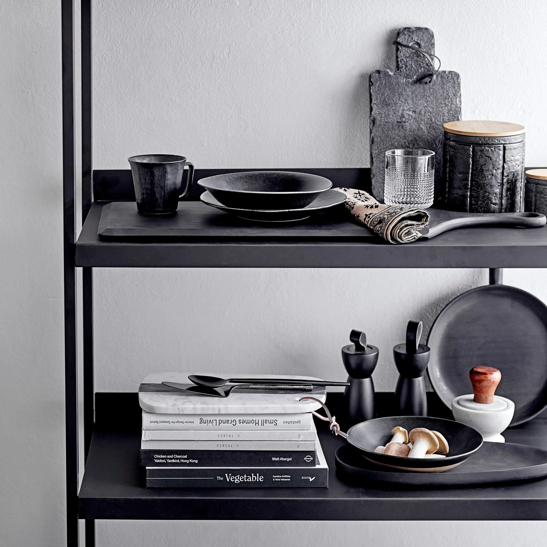 Bloomingville Salz- und Pfeffermühle 15cm, Schwarz Bloomingville